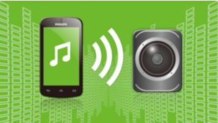 Transmisión inalámbrica de música a través de Bluetooth