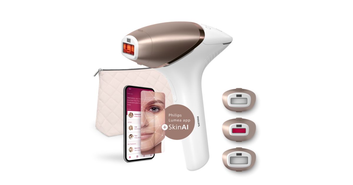 Lumea IPL 9900 Series IPL prístroj na odstránenie chĺpkov s technológiou SenseIQ BRI973/00 - hlavný produktový obrázok Philips