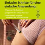 Einfache und hautfreundliche Intimrasur
