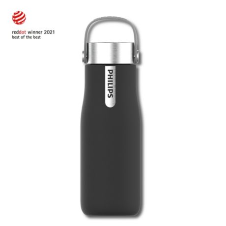 No Charger Philips Water GoZero Self-Cleaning Smart Water Bottle