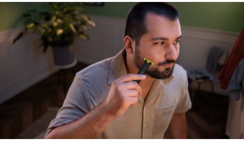 OneBlade til rene linjer og skarpe kanter