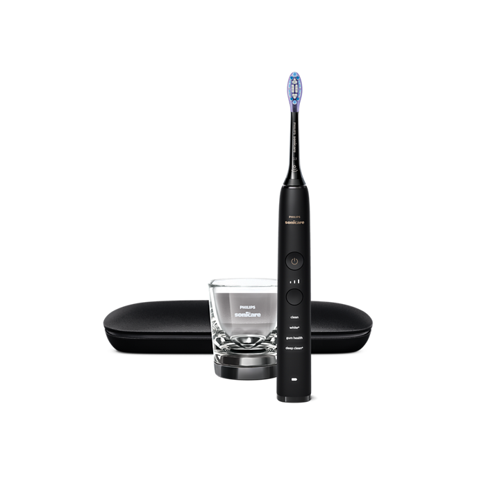 DiamondClean 9000 HX9911/75 Sonic electric toothbrush with DiamondClean 9000 HX9911/75 Sonic electric toothbrush with