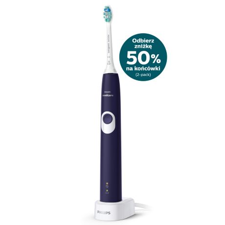 HX6804/04 Philips Sonicare ProtectiveClean 4300 Bielsze zęby, zdrowsze dziąsła