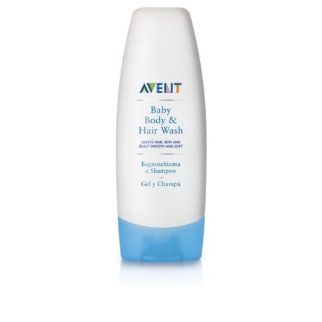 SCF513/25 Avent Champú para cabello y cuerpo para bebés Avent