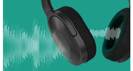 Focused on your music. Active Noise Canceling