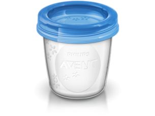 Vasos para almacenamiento de leche materna Vasos de almacenamiento para leche materna y otros alimentos infantiles.