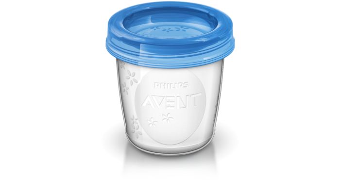 Breast Milk Storage Cups Storage cups for breast milk and other infant nutrition | Philips