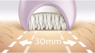 Extra wide epilator head