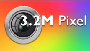 3.2 megapixel autofocus camera with flash