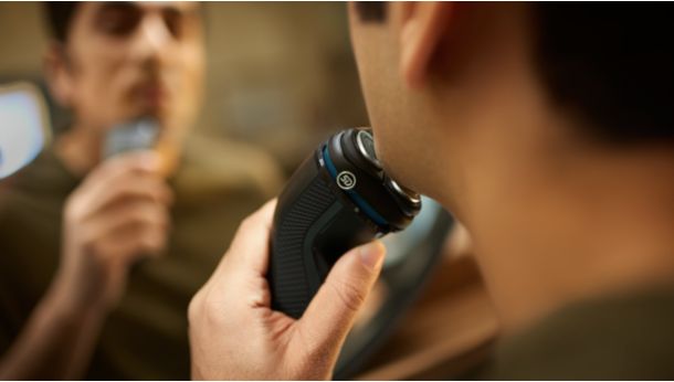 5D pöörlevad ja painduvad raseerimispead järgivad iga näokontuuri