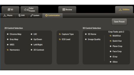 Interface de usuário projetada para a cardiologia