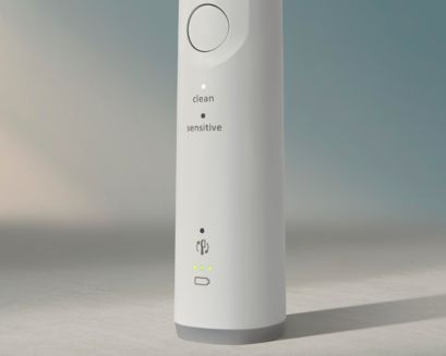 Close up view of a Philips Sonicare 6300 handle 