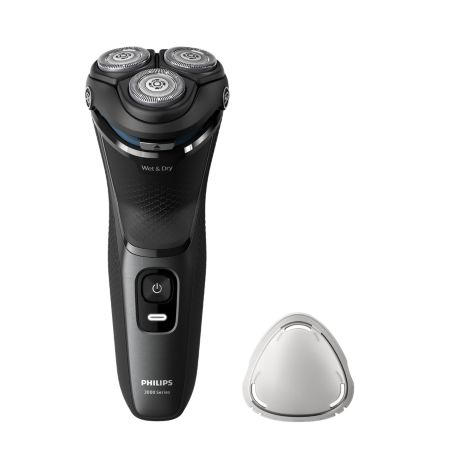 S3145/00 Shaver 3000 Series Máquina de barbear elétrica a húmido e a seco