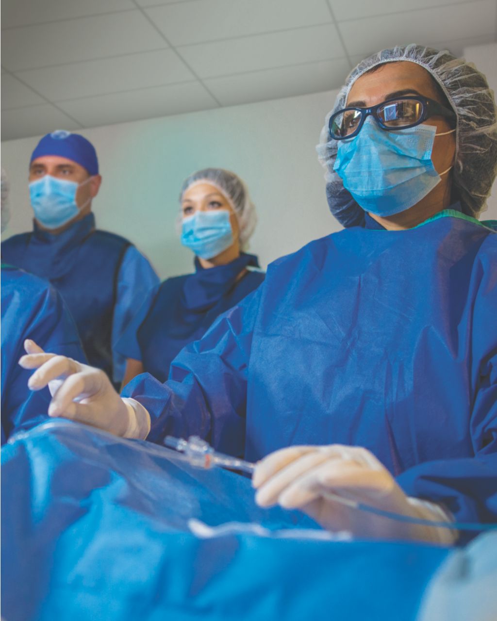Image of OR during a peripheral interventions