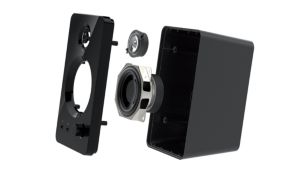 2-way tweeter + woofer design