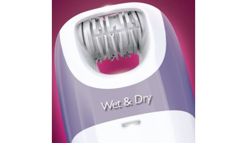 Nass und trocken, auch zur Verwendung unter der Dusche oder beim Baden