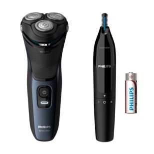 Shaver series 3000 El-shaver til våd/tør barbering, 3000-serien