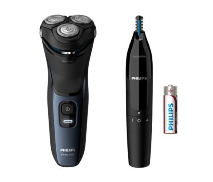 Shaver series Wet & Dry elektrisch scheerapparaat, Series 3000 S3134/57 | Philips