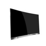 Izliekts 4K UHD LED televizors, ko darbina Android