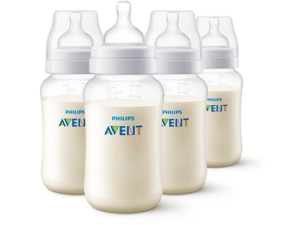 Philips Avent Anti-colic Baby Bottles Clear, 9oz 3 Piece