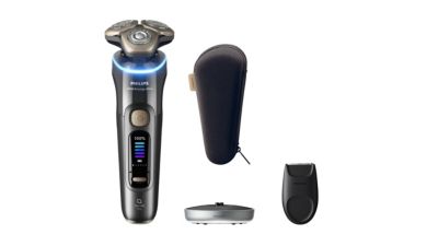 Philips i9000P Ultra Phoenix electric shaver with accessories