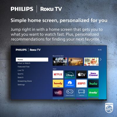 Simple-to-use homescreen with personalized recommendations