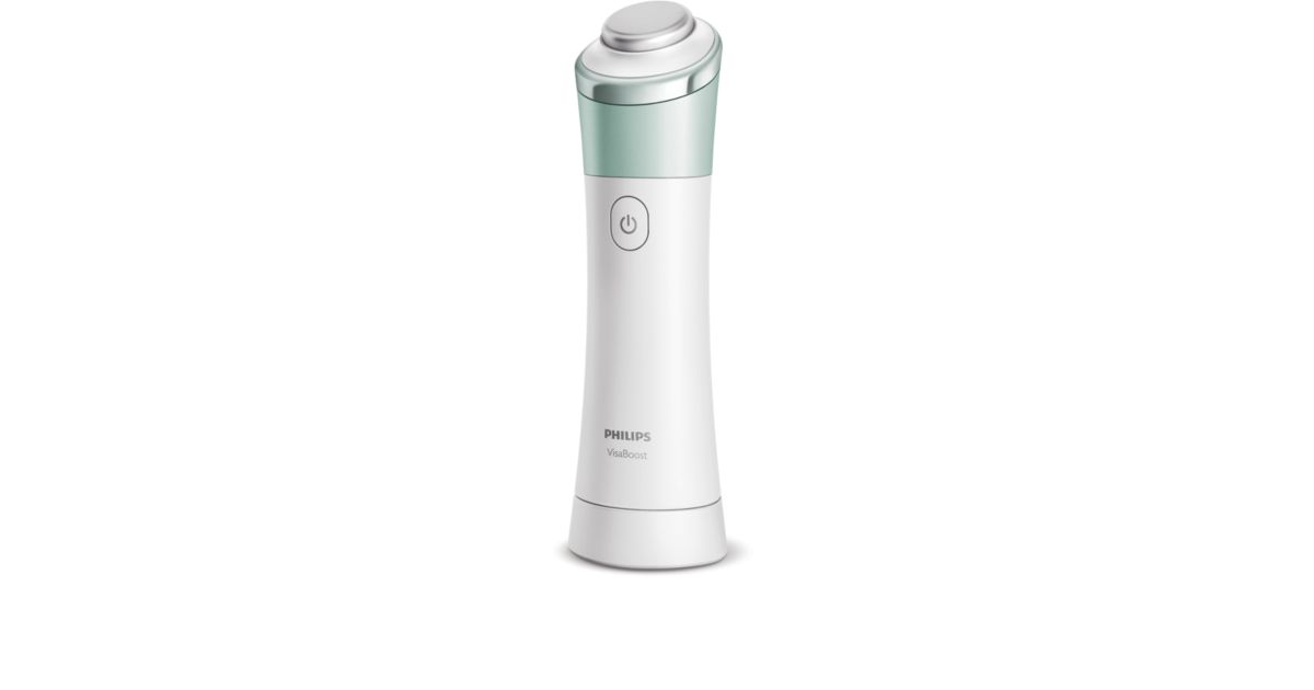 電動美顔器 本体 ホワイト VisaBoost 超音波美顔器 SC2800/20 | Philips