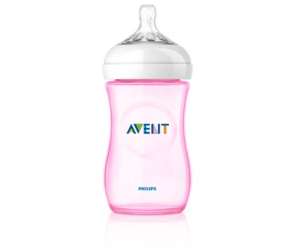 Pink avent hot sale bottles