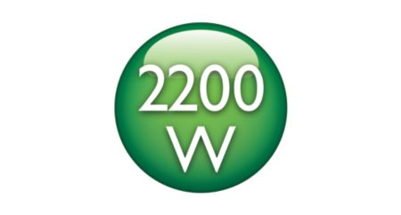 محرك احترافي بقوة 2200 واط لنتائج مثالية مشابهة لصالون التجميل