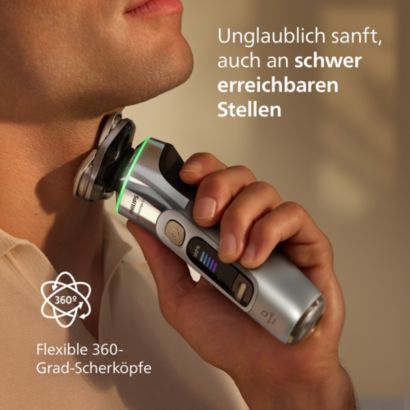 Den ganzen Tag glattrasiert, ultra sanft