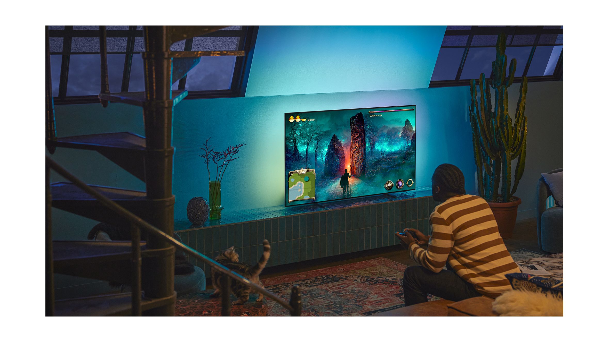 Philips OLEDTV enhanced gaming feature