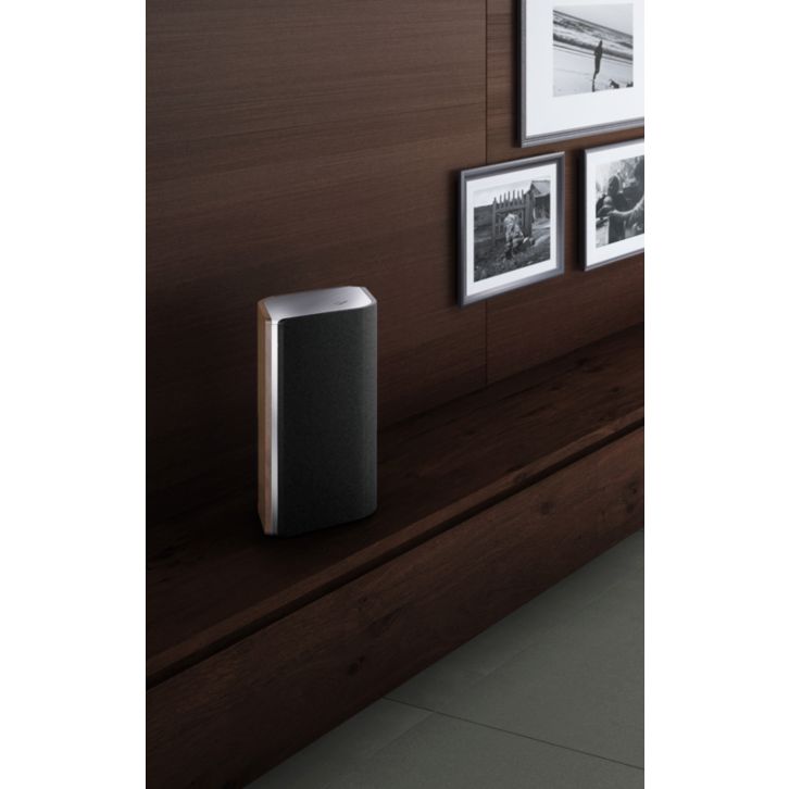 All your music in high fidelity sound. Wirelessly.