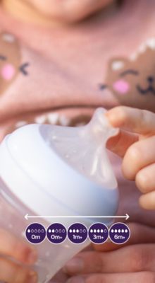 Oberni 2 Tettarelle In Silicone Per Biberon - Misura L (Flusso Veloce), Ricambio Originale