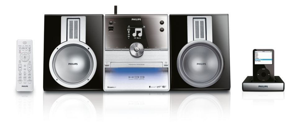 Philips wireless hot sale music system