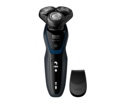  Philips Series 5000 Shaver Wet and Dry Electric Shaver, Beard,  Stubble and Moustache Trimmer with SteelPrecision Blades Pop-Up Trimmer