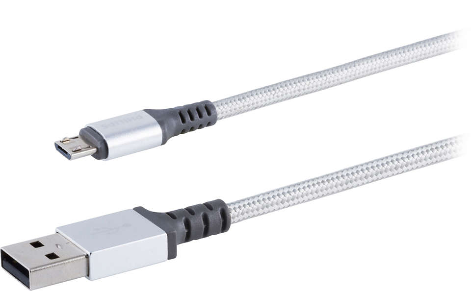 Câble tressé de qualité supérieure avec connecteurs en aluminium