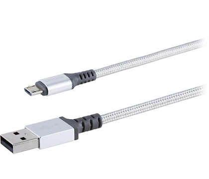 Câble tressé de qualité supérieure avec connecteurs en aluminium