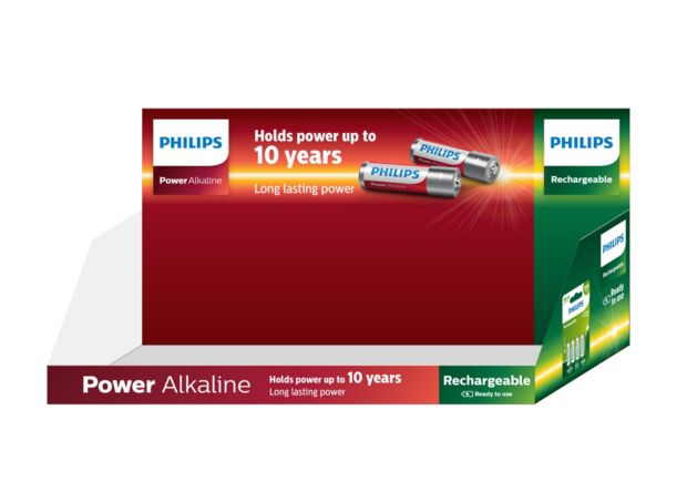 Power Alkaline Battery Display