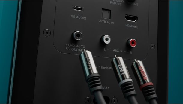 Versatile connectivity options for the perfect home setup