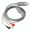 3-lead ECG Cable, AAMI HeartStart FR3 ECG Cable