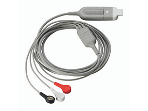 3-lead ECG Cable, AAMI ECG Cable
