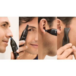 Philips Nose Trimmer Series 5000 Nose, ear, and eyebrow trimmer with 5 accessories