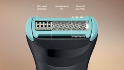 Patented cutting technology to be gentle on skin