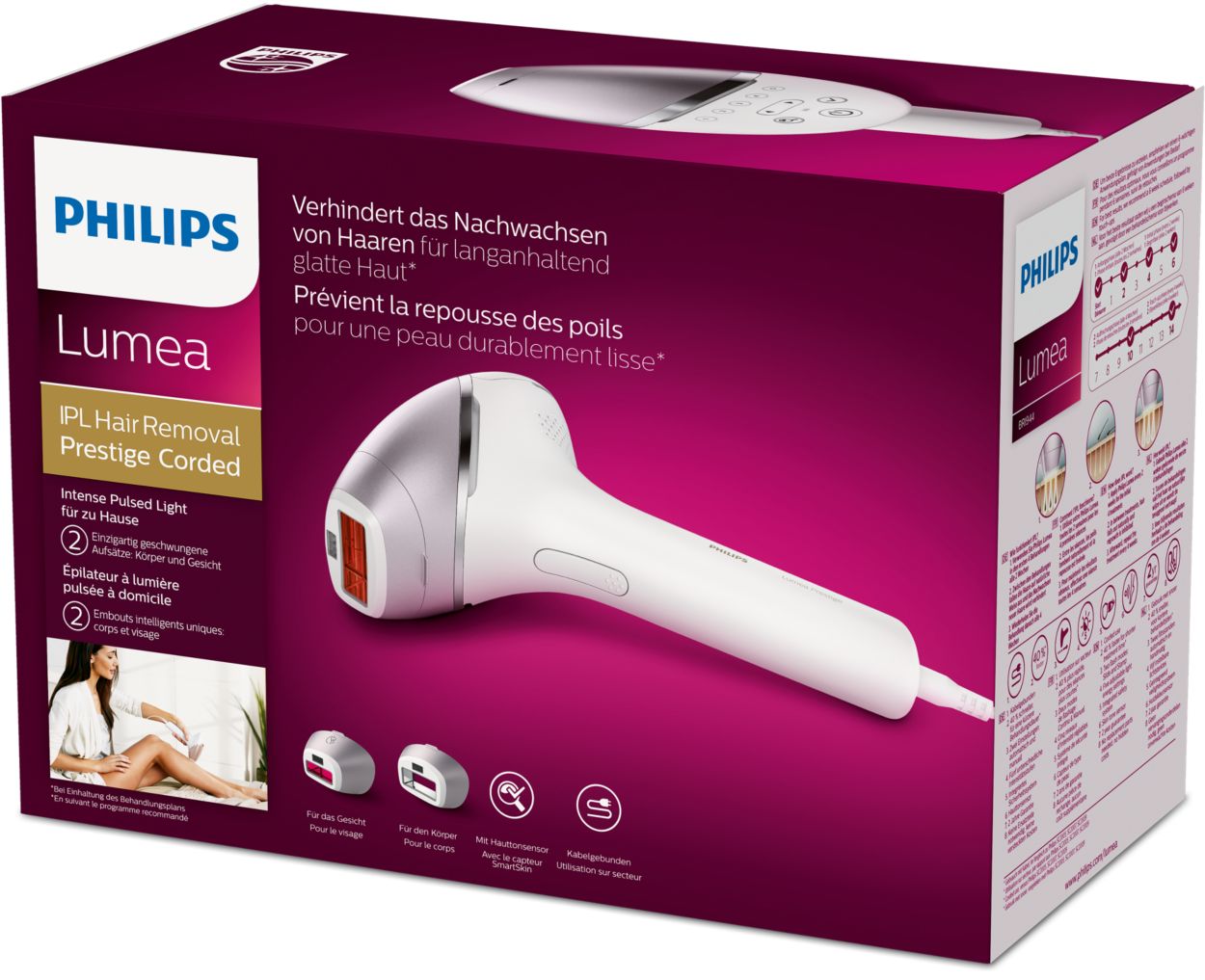 PHILIPS Lumea Prestige 脱毛器 Lumea Prestige IPL - Hair removal device BRI944/00 | Philips