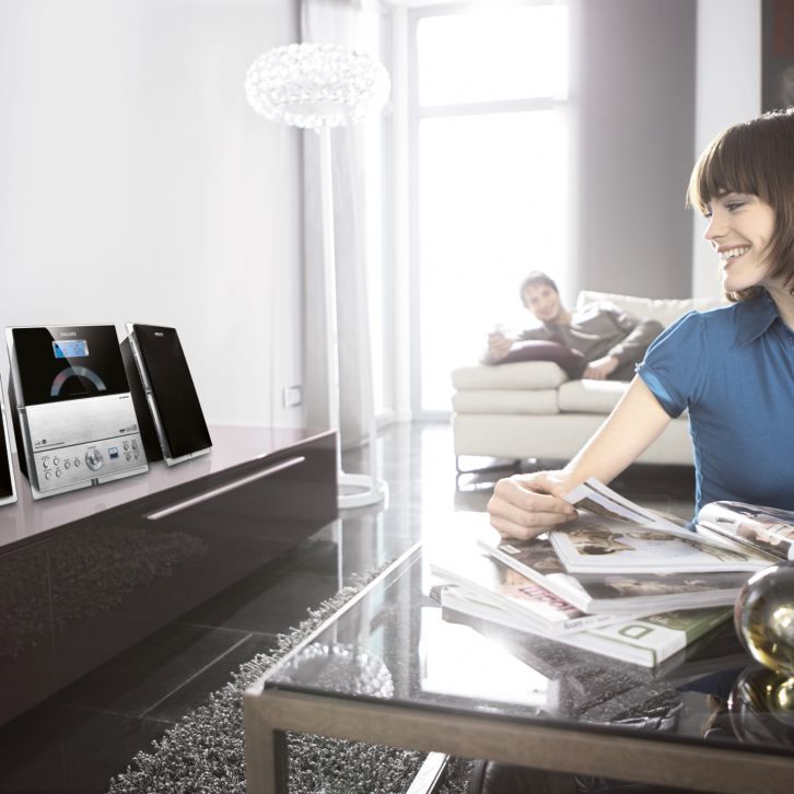 Rich sound in compact design