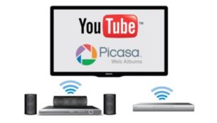 Mengakses video YouTube favorit Anda & foto Picasa dengan mudah