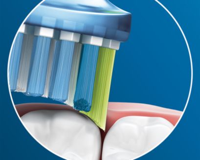 Close up graphic of Philips Sonicare Premium Plaque Control