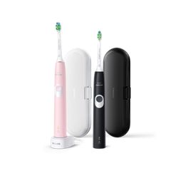 Sonicare ProtectiveClean 4300 Szónikus elektromos fogkefe dupla csomag