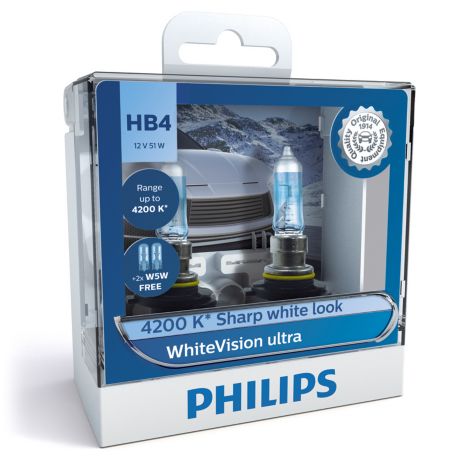 9006WVUSM WhiteVision ultra bola lampu depan mobil