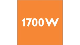 1700 瓦马达，实现高性能清洁